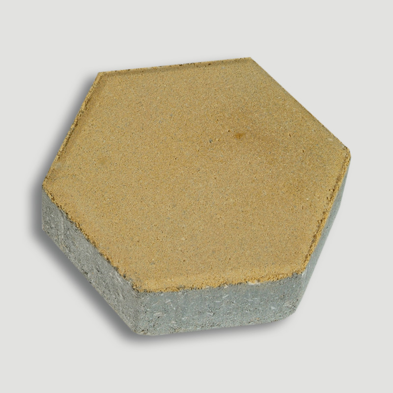 Pavê Hexagonal Amarelo