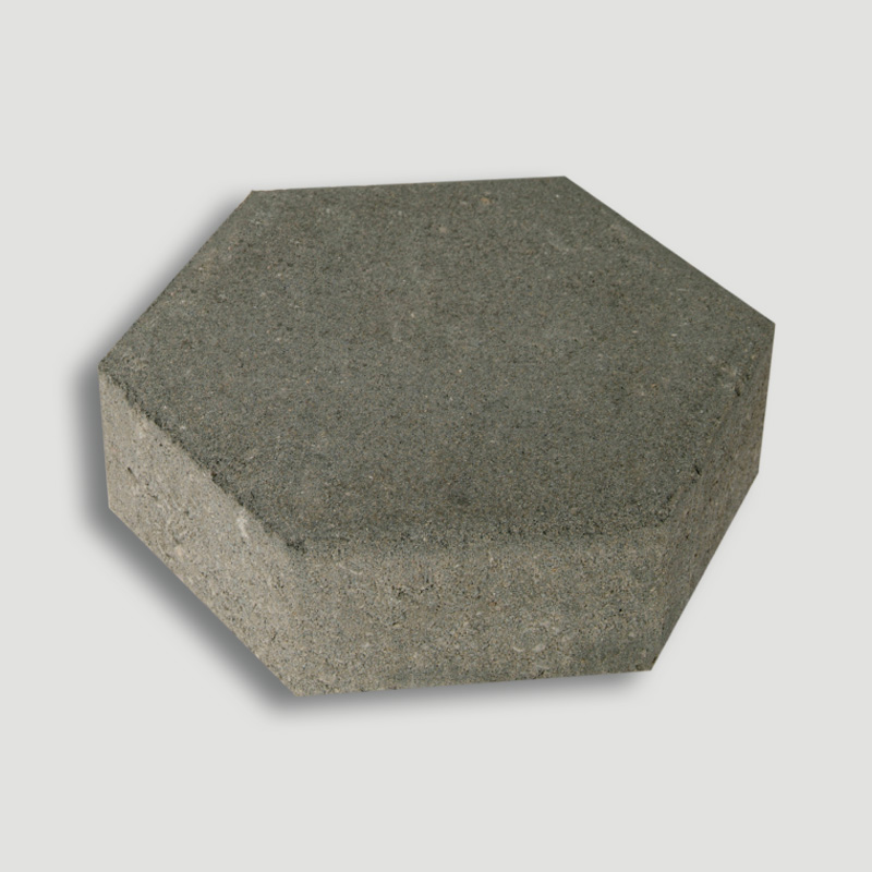Pavê Hexagonal Cinza